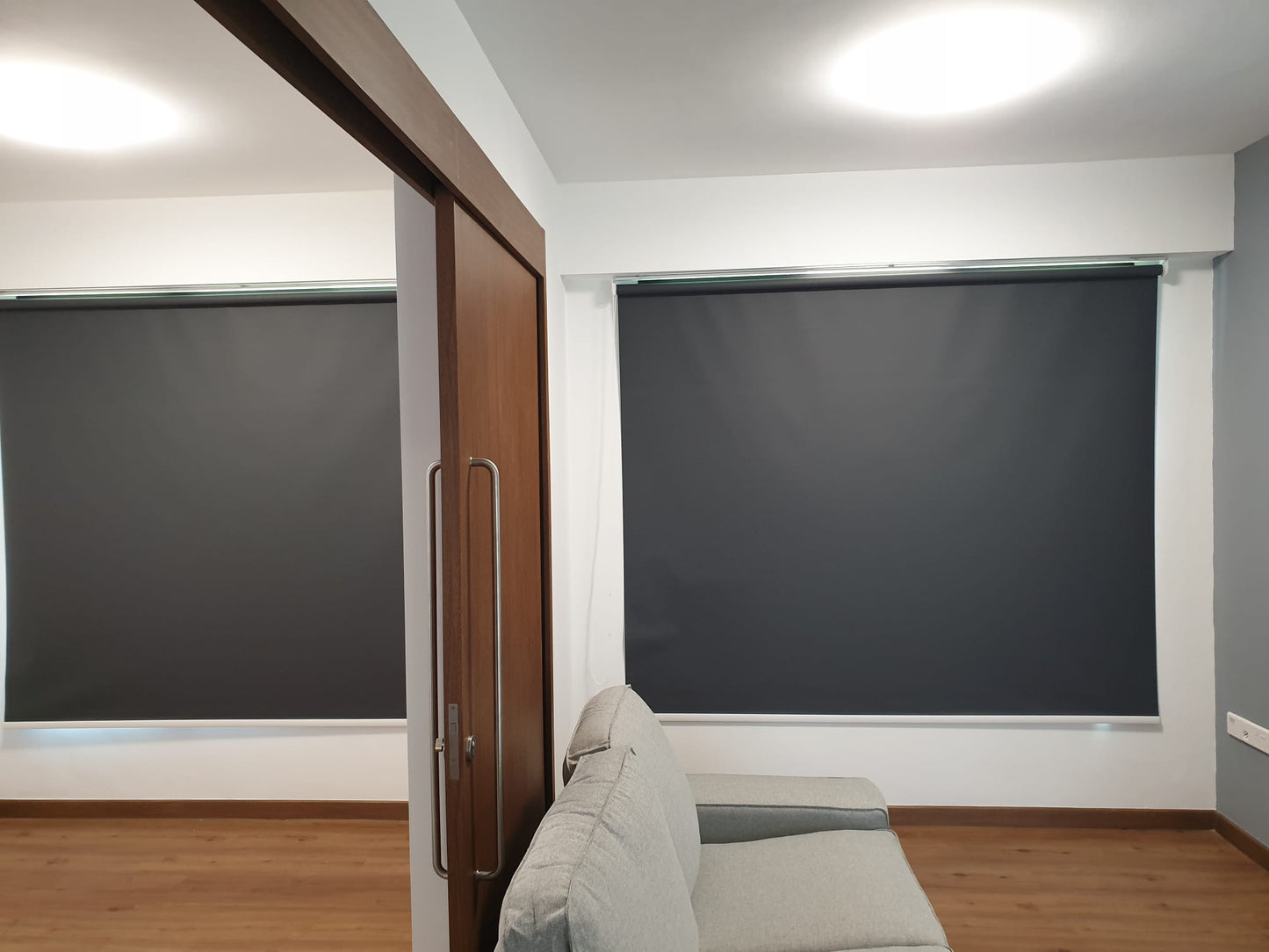 Blockout Roller Blind - Charcoal