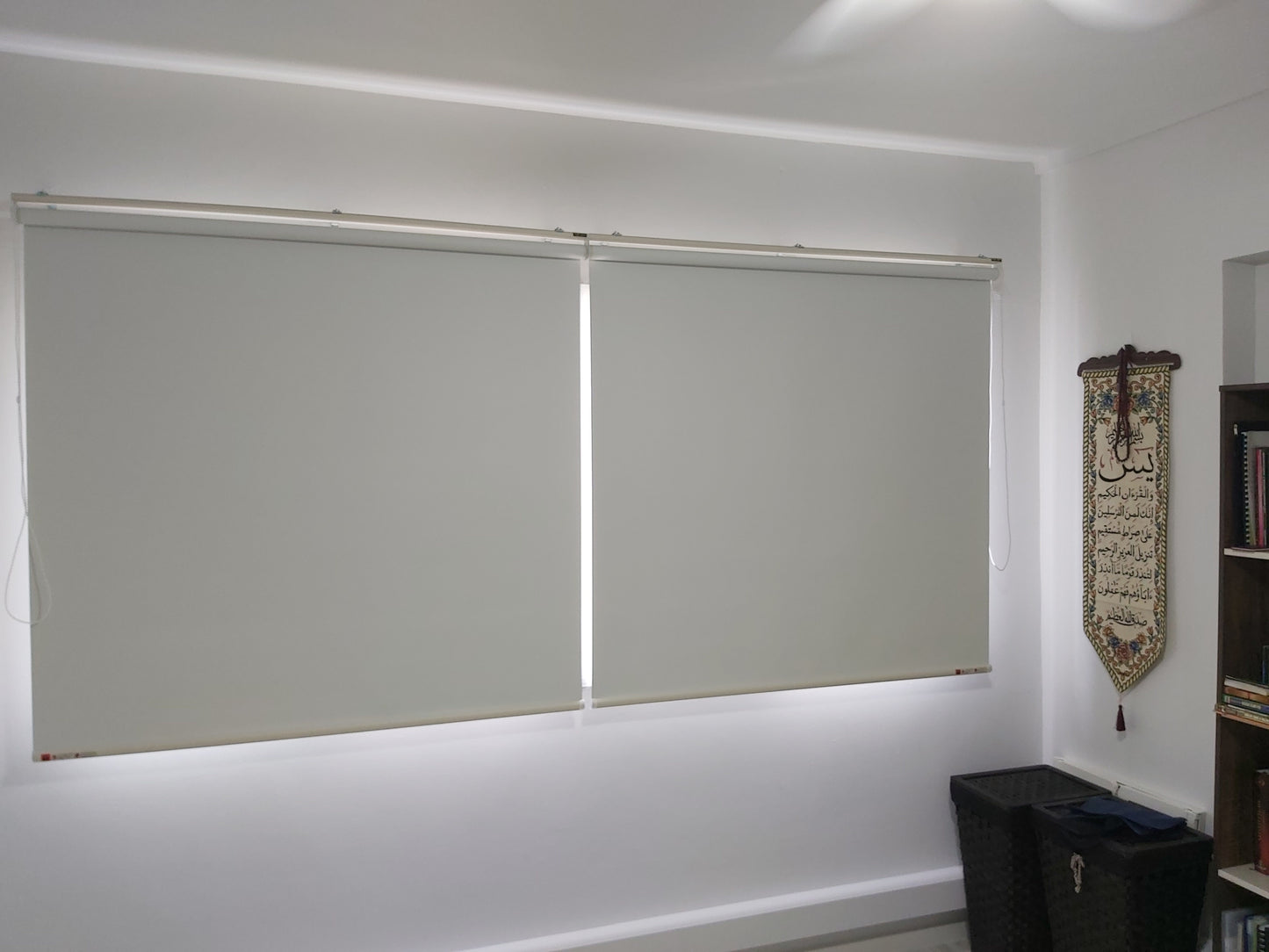 Blockout Roller Blind - White