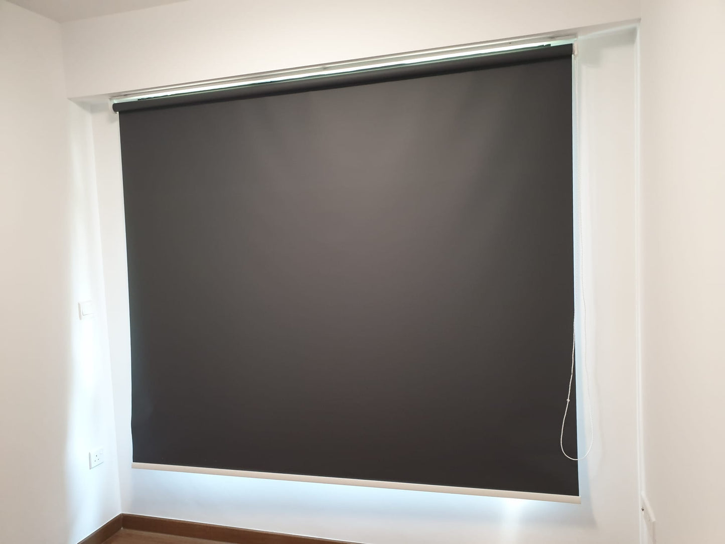 Blockout Roller Blind - Charcoal
