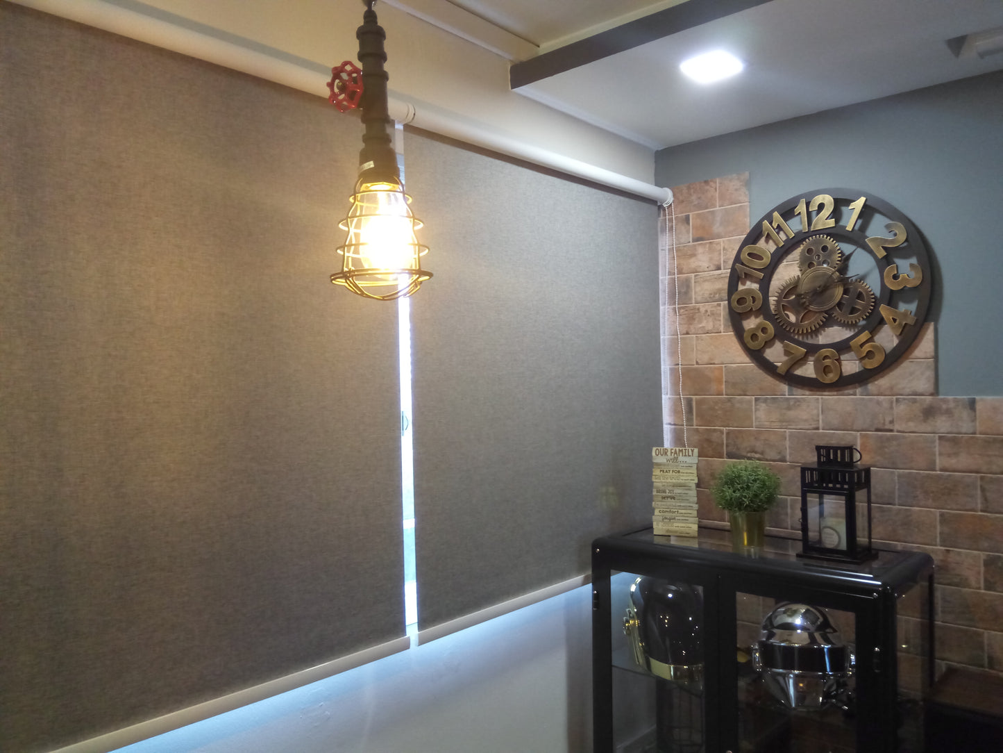 Blockout Roller Blind - Charcoal