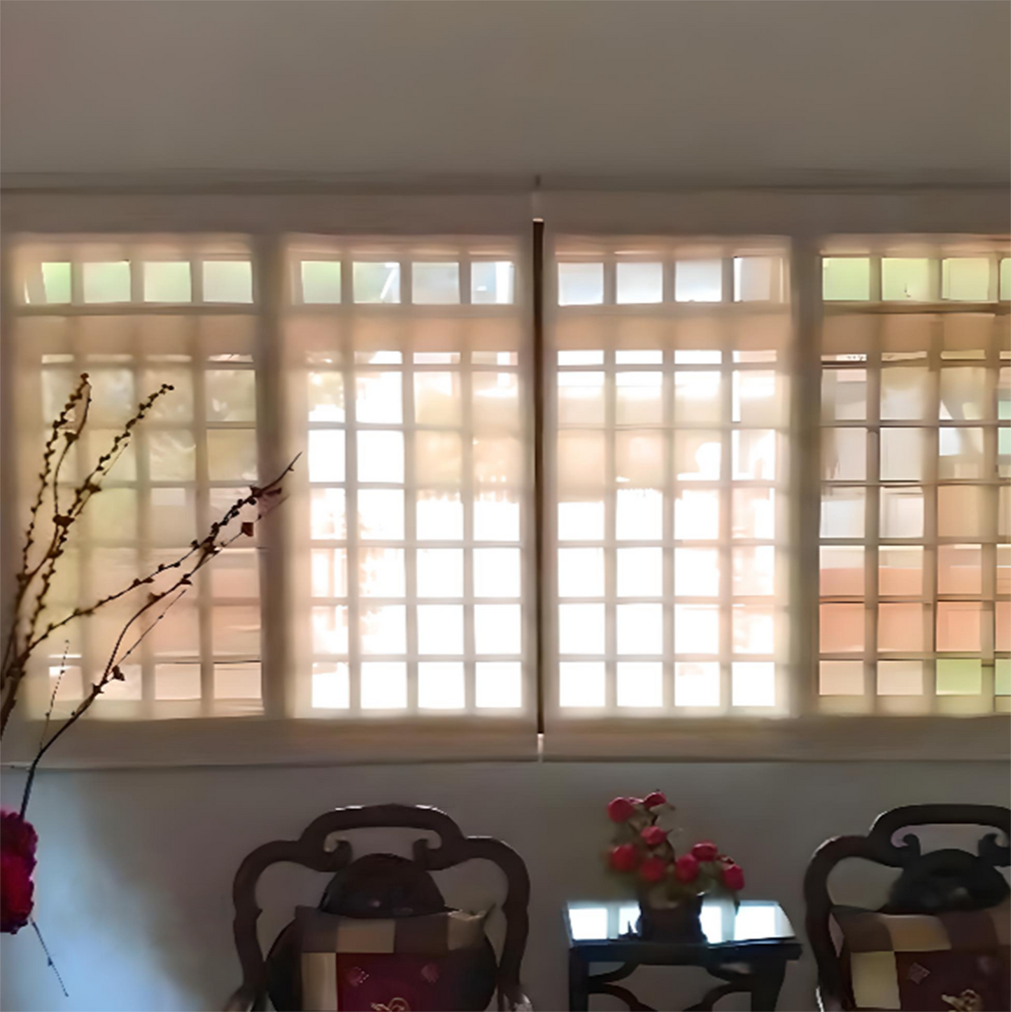 Sunscreen Roller Blind - Beige