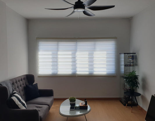 Korean Combi Blind - White